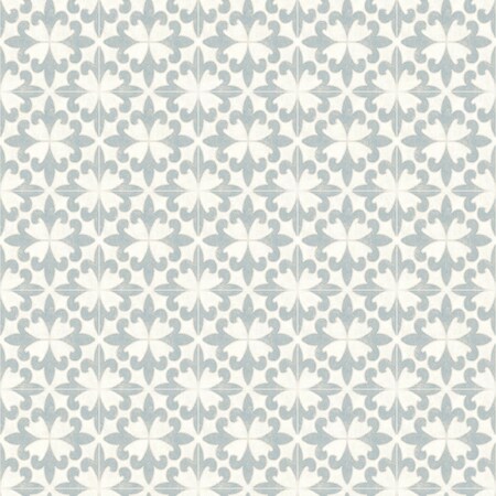 Manhattan Comfort Gonesse Remy Teal Fleur Tile 33 ft L X 205 in W Wallpaper BR4072-70035